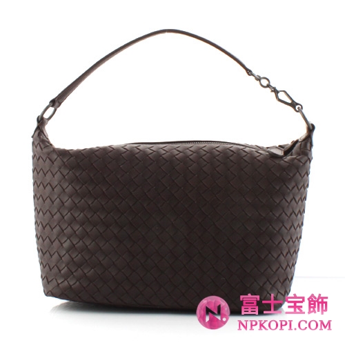 Bottega Veneta/ボッテガ・ヴェネタ  ラムスキン ショルダーバッグ ダークブラウン 239988V00162072